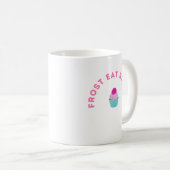 Frost Eat Repeat Cupcake Design コーヒーマグカップ (正面右)