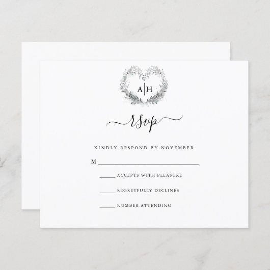 Frost RSVPカード (正面/裏面)