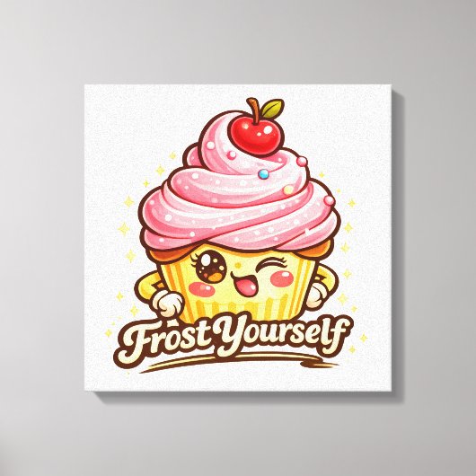 Frost Yourself - スプリンクル ステラ - フードィー ファインズ キャンバスプリント (正面)