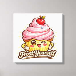 Frost Yourself - Sprinkle Stella - Foodie Fiends キャンバスプリント