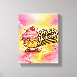 Frost Yourself - Sprinkle Stella - Foodie Fiends キャンバスプリント