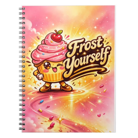 Frost Yourself - Sprinkle Stella - Foodie Fiends ノートブック (正面)
