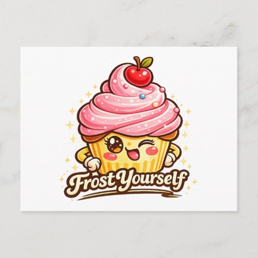 Frost Yourself - Sprinkle Stella - Foodie Fiends ポストカード (正面)