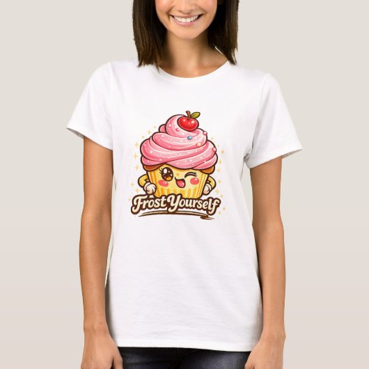 Frost Yourself - Sprinkle Stella - Foodie Fiends Tシャツ (正面)