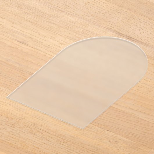 Frosted Arch Acrylic Invitations for Special Event アクリル招待状 (レイダウン)