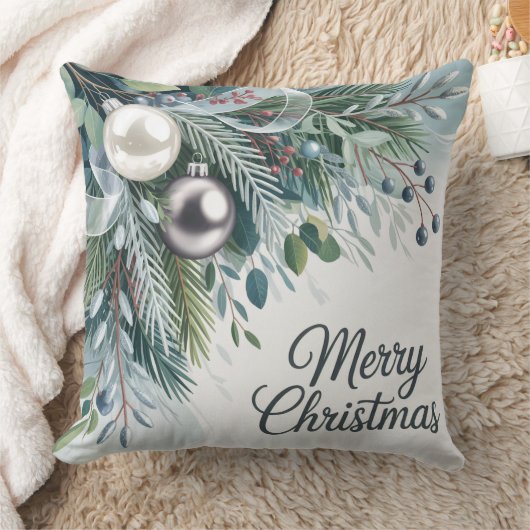 Frosted Berry Elegance クッション (ブランケット)