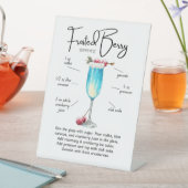 Frosted Berry Spritz Winter Cocktail Display Sign 台座サイン (インサイチュ)