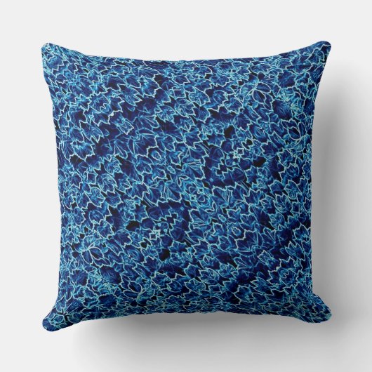 Frosted Blue Ivy Cool クッション (裏面)