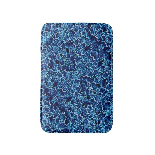 Frosted Blue Ivy Cool バスマット (正面縦)