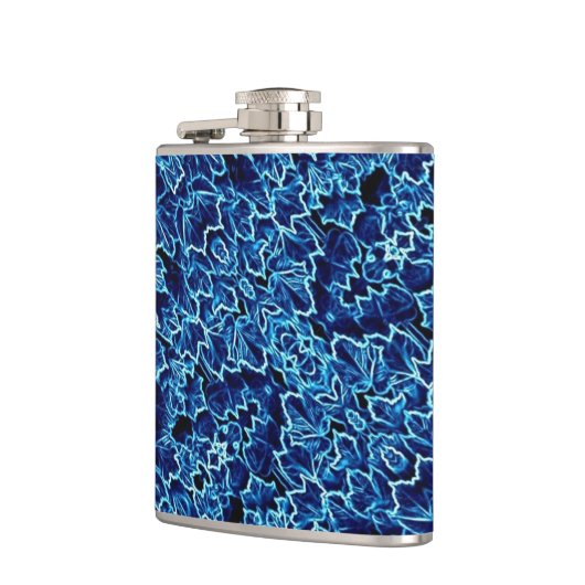 Frosted Blue Ivy Cool フラスク (左)