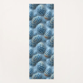 Frosted Blue Pinecones ヨガマット