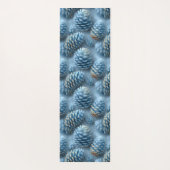 Frosted Blue Pinecones ヨガマット (裏面)