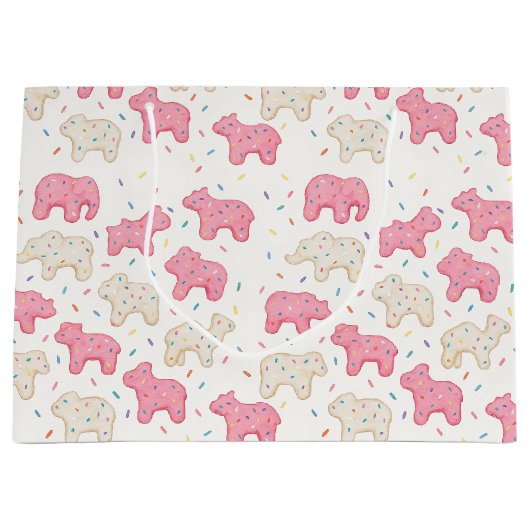 Frosted Circus Animal Cookie ラージペーパーバッグ (正面)