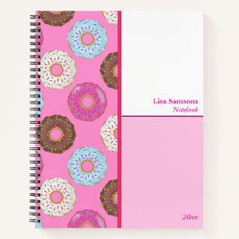 Frosted Doughnuts Custom Notebook  ノートブック