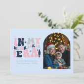 Frosted Elegance My Nutcracker Era Christmas Photo シーズンカード (スタンド正面)