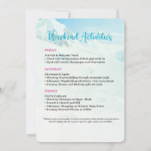 Frosted & Fabulous Après Ski Birthday Getaway 招待状 (裏面)