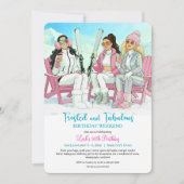 Frosted & Fabulous Après Ski Birthday Getaway 招待状 (正面)