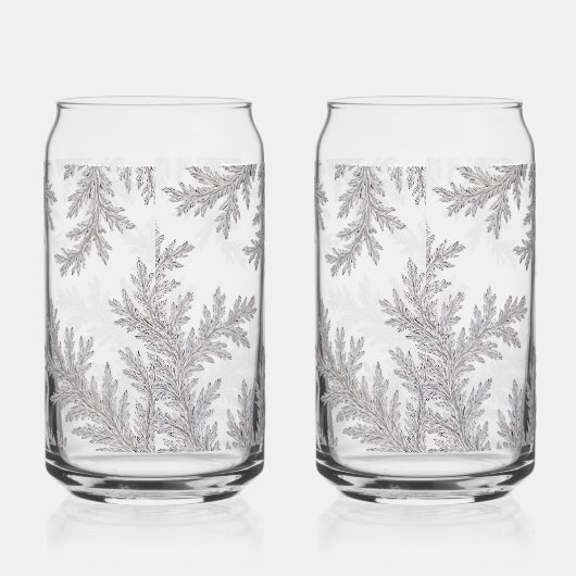 Frosted Fern Wrap ガラス缶 (左)