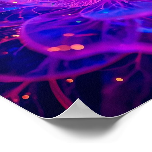 Frosted Glass Bloom ポスター (角)