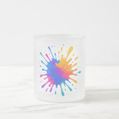  Frosted Glass Coffee Mug フロストグラスマグカップ (中央)