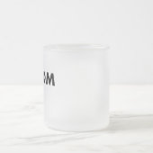 Frosted Glass Custom Mug Blank Template - 10oz フロストグラスマグカップ (中央)