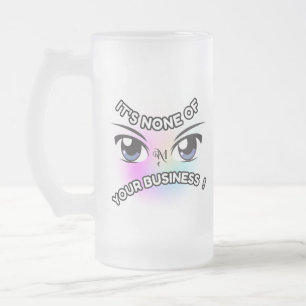 Frosted Glass Mug 16oz : あなたのじゃない フロストグラスビールジョッキ