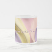 Frosted glass mug in stylish abstract graphic フロストグラスマグカップ (中央)