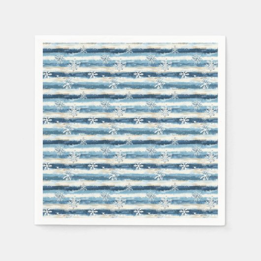 Frosted Horizon スタンダードカクテルナプキン (正面)