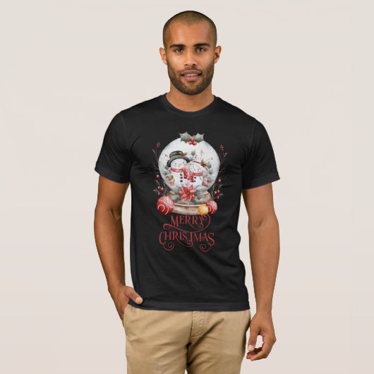 Frosted Morning Merry Christmas Tシャツ (正面フル)