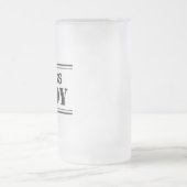 Frosted Mugボスの女性 フロストグラスビールジョッキ (中央)