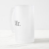 FROSTED MUG氏 フロストグラスビールジョッキ (正面左)