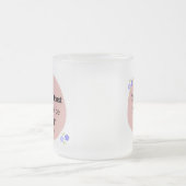 Frosted Mug with Bible verse フロストグラスマグカップ (中央)