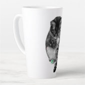 Frosted Paw Holiday Mug カフェラテマグ (左アングル)
