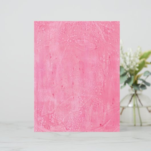 Frosted Pink Background Scrapbook Paper (スタンド正面)