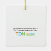 Frosted Winter セラミックオーナメント (裏面)