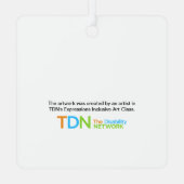 Frosted Winter メタルオーナメント (裏面)