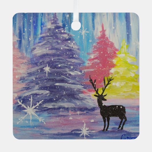 Frosted Winter メタルオーナメント (正面)