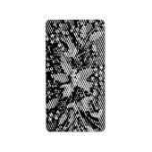 Frosted Winter Snowdrop Floral Arrangement ラベル (正面)