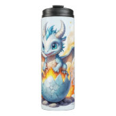 Frostfire Hatchling Blue Dragon  タンブラー (正面)
