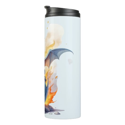 Frostfire Hatchling Blue Dragon タンブラー (回転右)