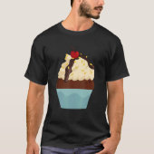 Frosting Baking Cupcake For Dessert  Pastry Chef B Tシャツ (正面)