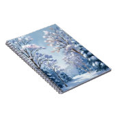 Frostlight Forest | Winter Snow Watercolor Nature ノートブック (右側)