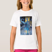 Frostmaker of a Moonlit Street – A Winter Portrait Tシャツ (正面)