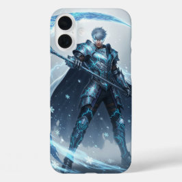 Frostmarked Warrior | エピックアニメ iPhone 16 Plusケース