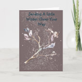Frosty Fun Soft Color Greeting Card カード (正面)