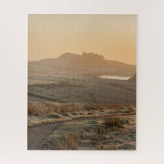 Frosty Morning at Steel Rigg ジグソーパズル (縦)