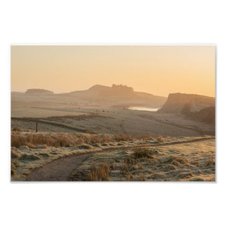 Frosty Morning at Steel Rigg フォトプリント