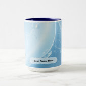 Frosty Silver Vein Flow マグカップ (中央)