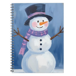 Frosty the Snowman | Christmas Watercolor ノートブック