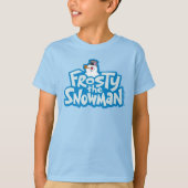 Frosty the Snowman™ | Frosty Stacked Logo Tシャツ (正面)